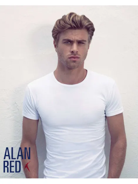 ALAN RED TSHIRT KORTE MOUW 6680/2 OTTAWA 2PCK