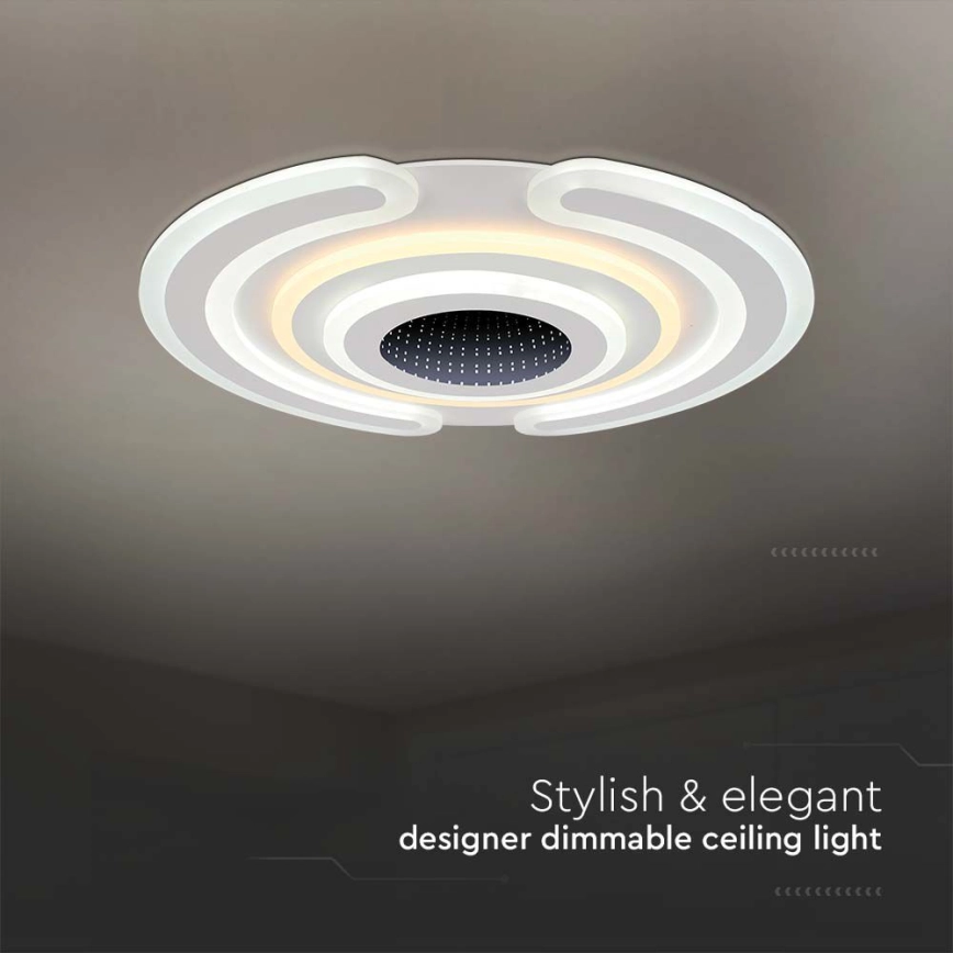 DIMBARE LED PLAFONDLAMP LED/95W/230V 30006500K + AFSTANDSBEDIENING