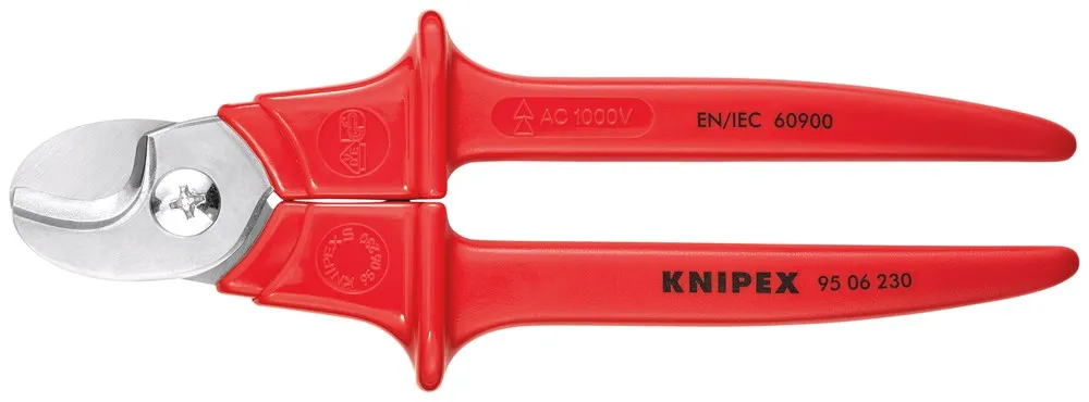 KABELSCHAAR LENGTE 230 MM HOOFD GEPOLIJST VDE KUNSTSTOF GEGOTEN(NL+BE)