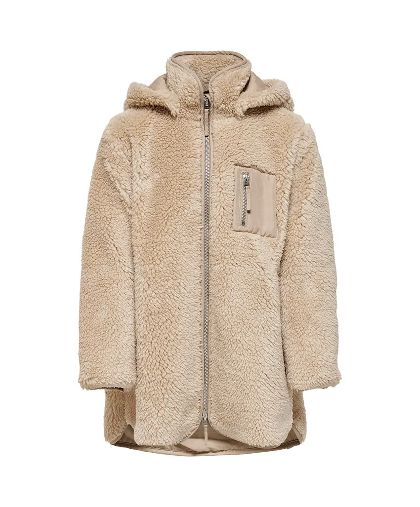 KIDS ONLY Jacket Sascha Sherpa – Beige