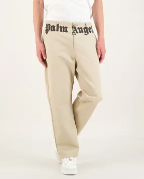 Palm Angels Classic Logo Chino Pants Bruin