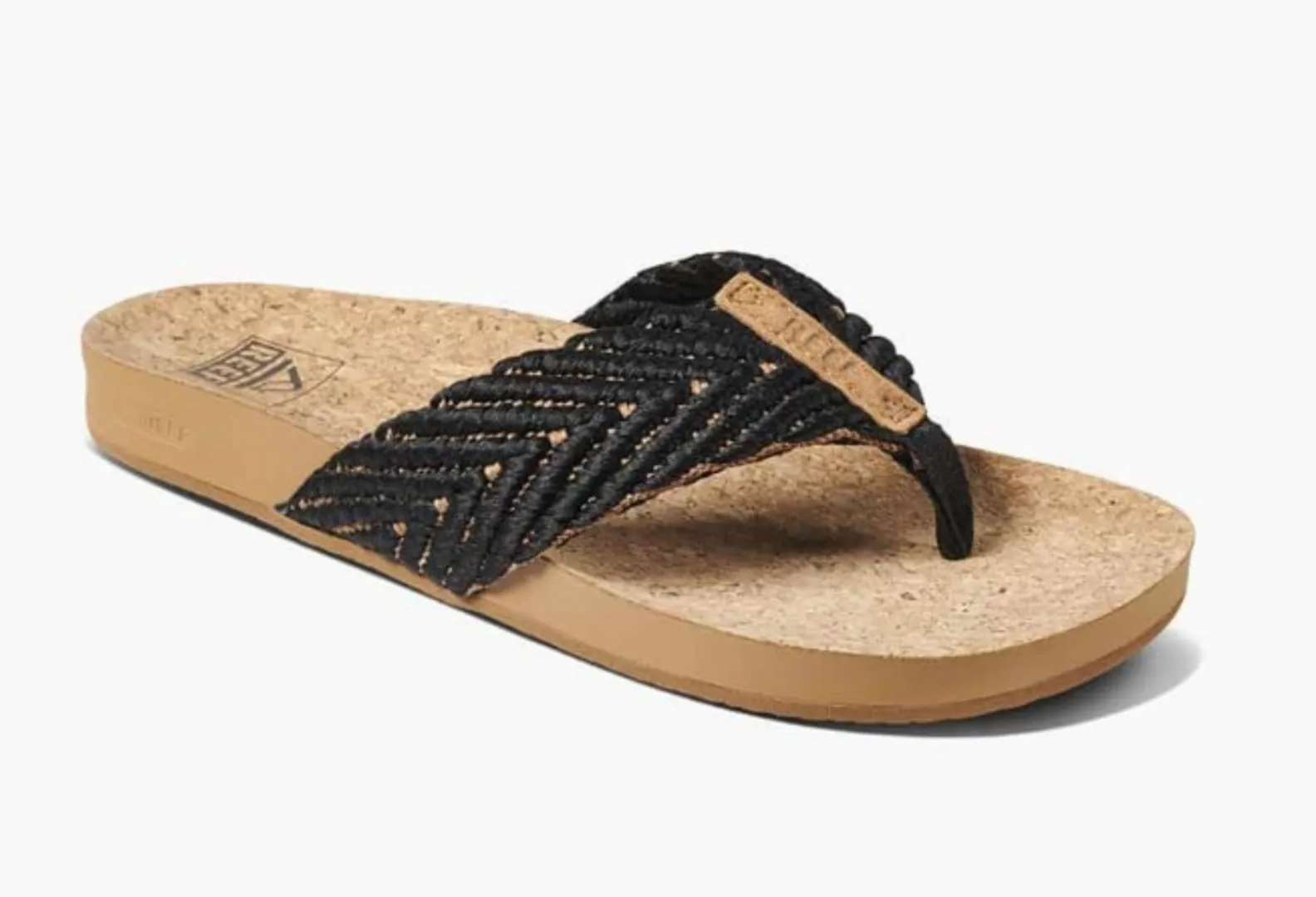 Reef Cushion Strand Black/Natural