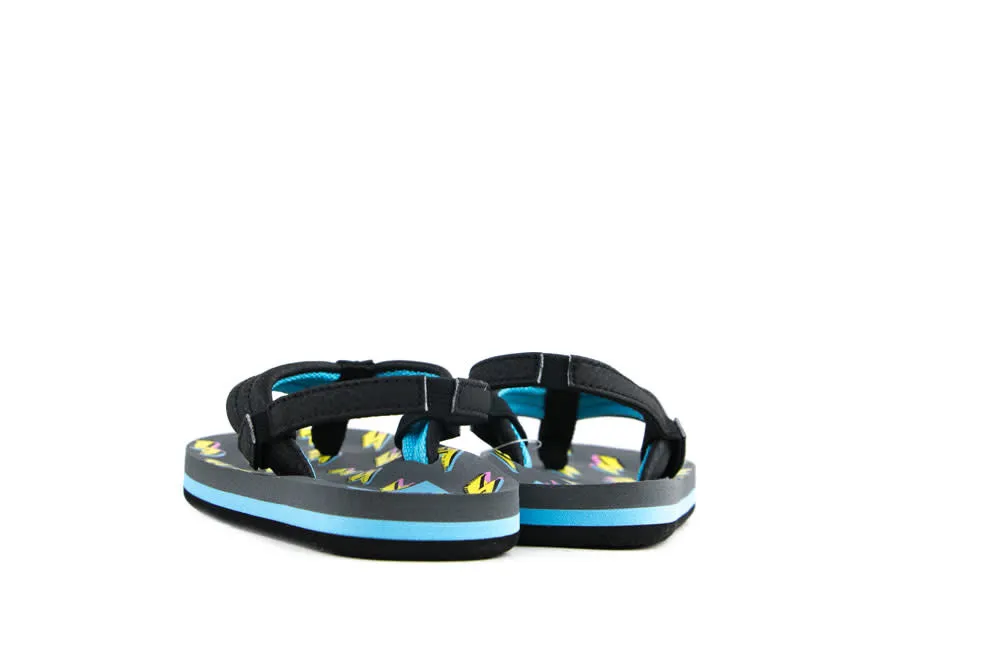 Reef Slippers Blauw Little Ahi Bolt Up