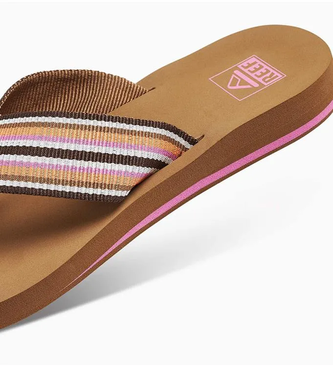 Reef Women Spring Woven Smoothie Stripe Teenslippers