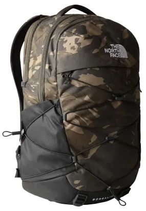 Rugzak The North Face Borealis New Taupe Green Snowcap Mountains Print TNF Black