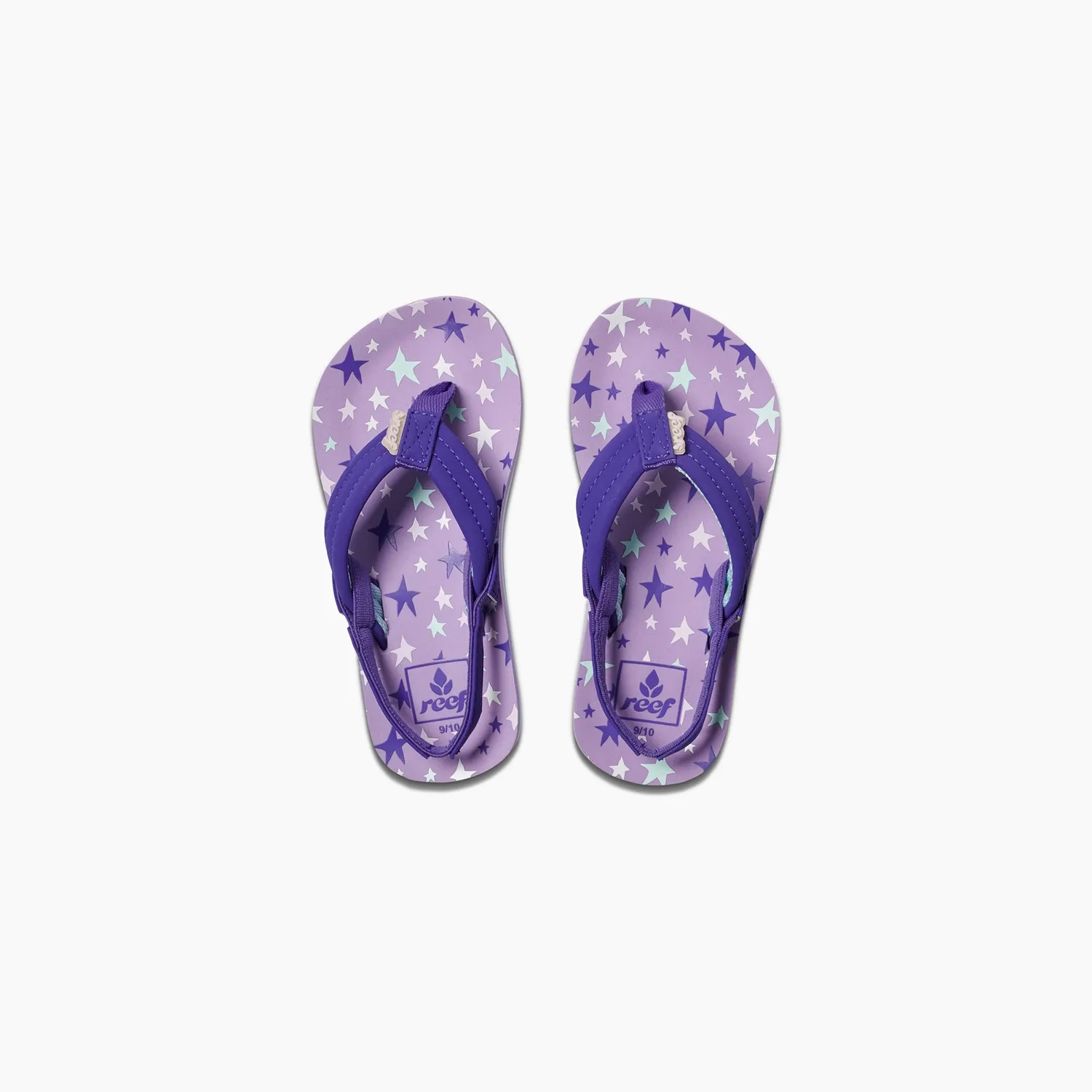 Slipper Reef Girls Little Ahi Purple Stars