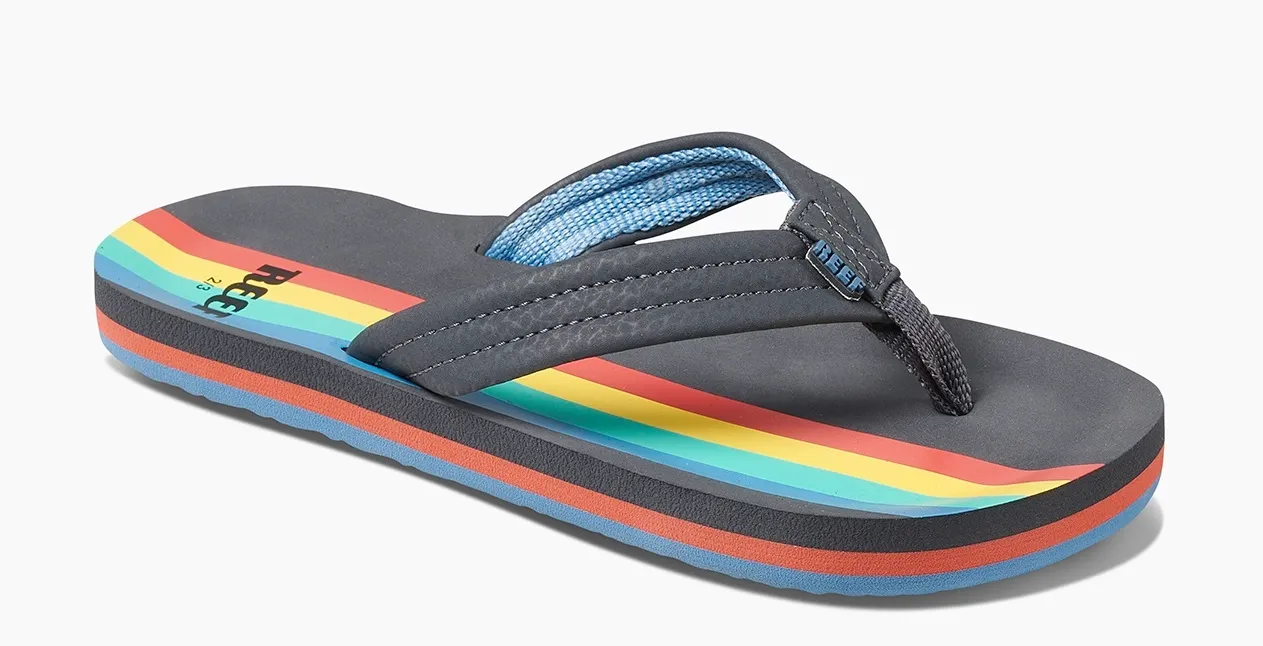 Slipper Reef Kids Ahi Grey Vertical