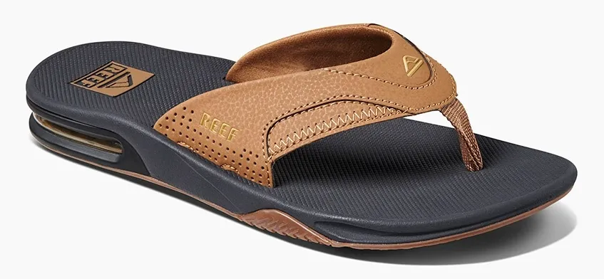 Slipper Reef Men Fanning Grey Khaki