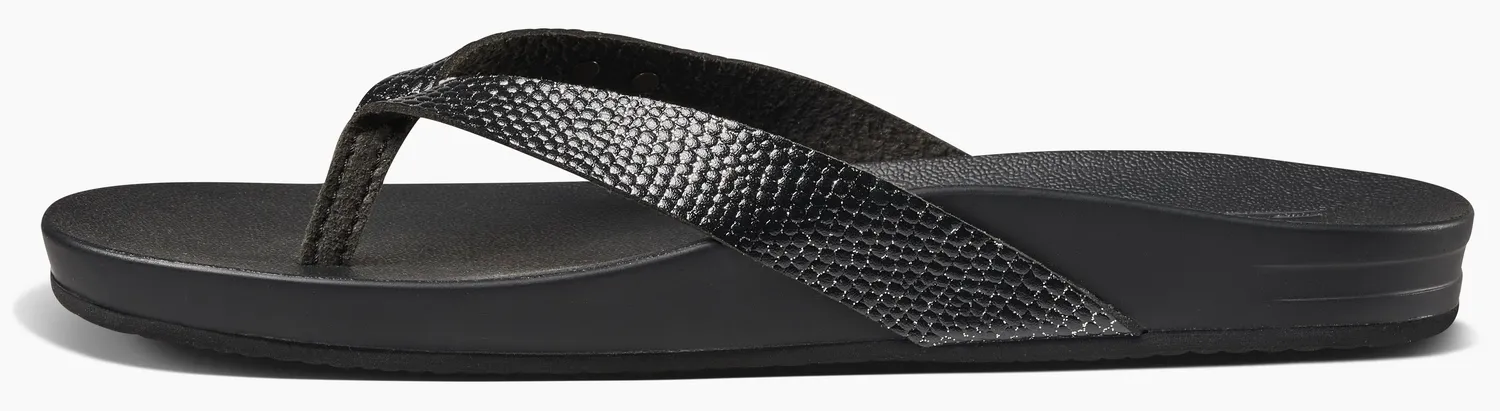 Slipper Reef Women Cushion Court Black Sassy