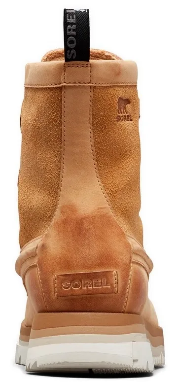 Sorel Men Atlis Caribou Waterproof Curry Sea Salt