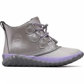 Sorel Schoen Out N About Plus Grain Leather voor kinderen – Grijs