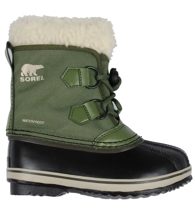 SOREL WINTERLAARZEN  CHILDRENS YOOT PAC NYLON  GROEN