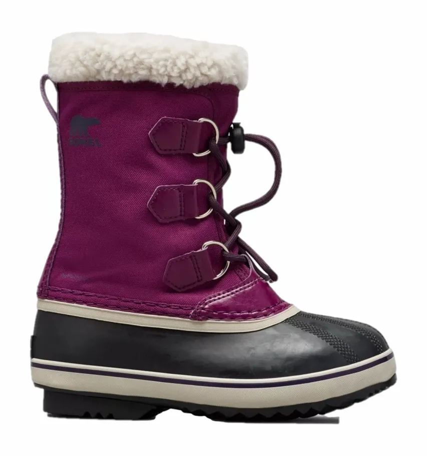 Sorel Youth Yoot Pac Nylon Wild Iris Dark Plum
