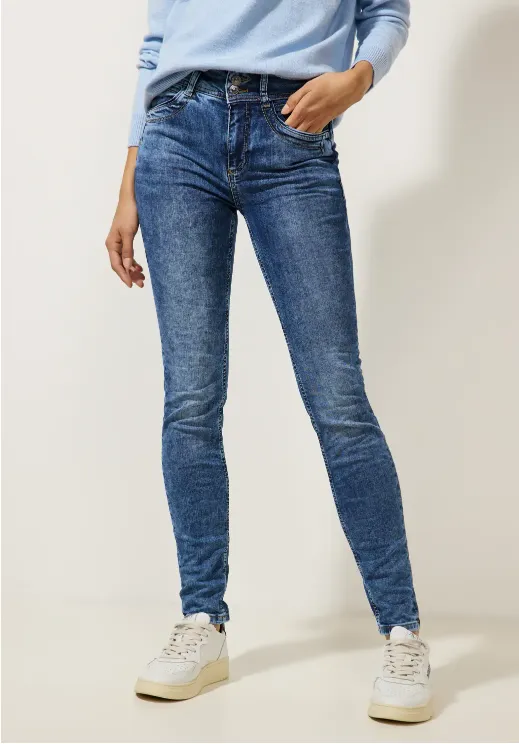 STREET ONE SLIM FIT JEANS YORK  AUTHENTIC INDIGO WASH
