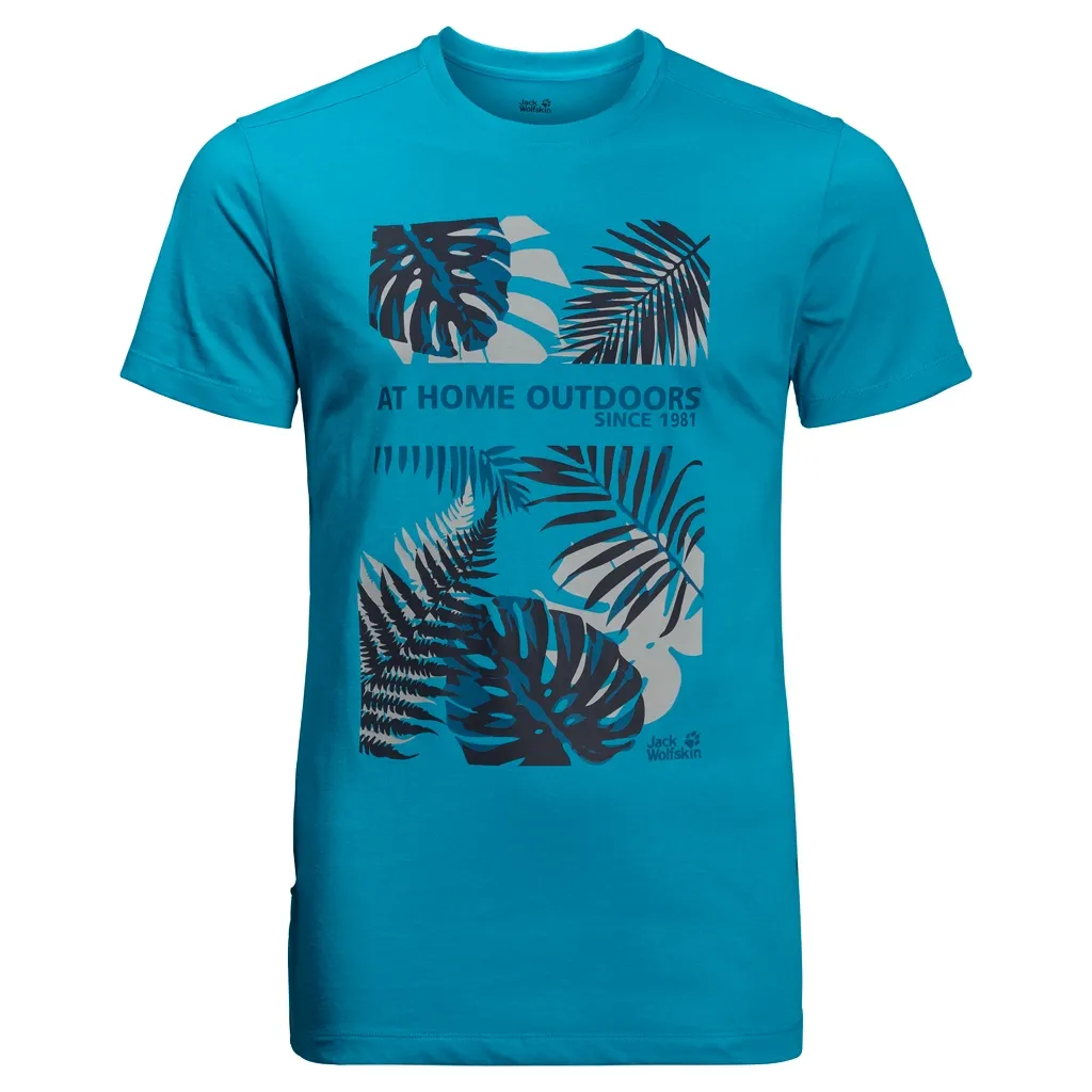 TSHIRT JACK WOLFSKIN MEN PALM COVE BLUE REEF