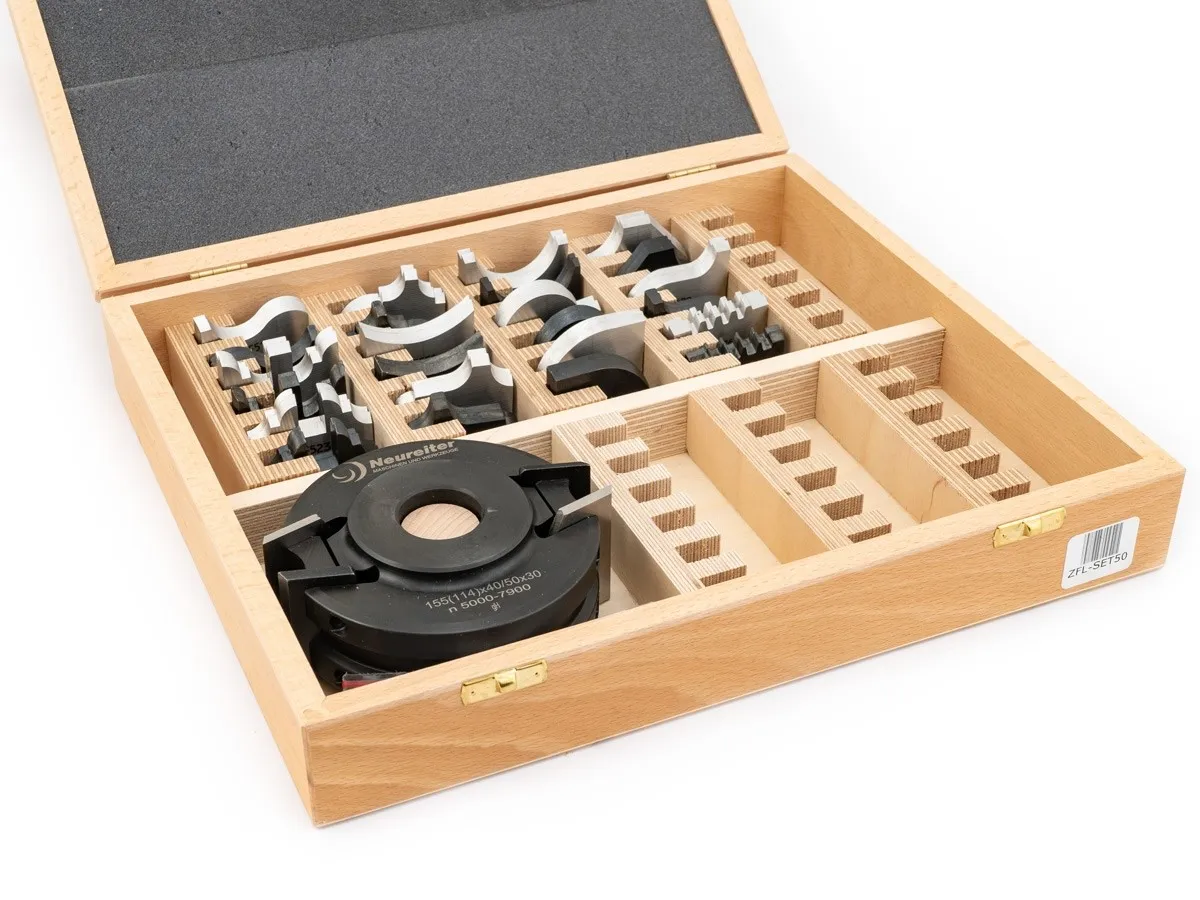 WPLSICHERHEITSPROFILMESSERKOPF SET 50 MM (54TEILIG)